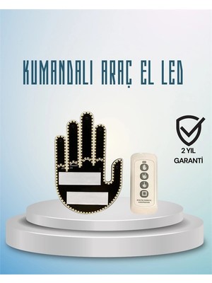 TeknoKapsül Aracınız Için Eğlenceli Güvenli Iletişim: LED Jest Lambası, Uzaktan Kumandalı, Kolay Montaj