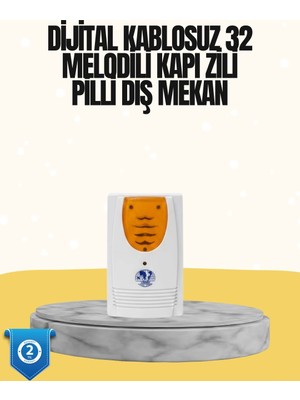 TeknoKapsül Kablosuz Kapı Zili Düzenli Konforlu Yaşam Alanları Için