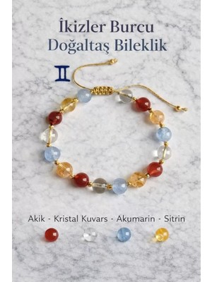 Home Doğaltaş Ikizler Burcu Bileklik