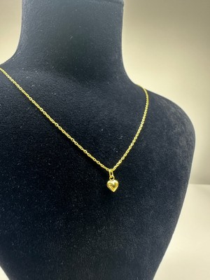 PremiumPort 925 Ayar Gümüş Minimal Kalp Kolye, Şık ve Zarif Tasarım