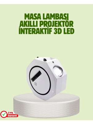 TeknoKapsül Çok Modlu Yıldız Okyanus Efektli Gece Işığı Projektörü