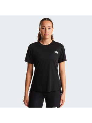 The North Face Flex Short Sleeves Graphic Kadın Siyah T-Shirt.-