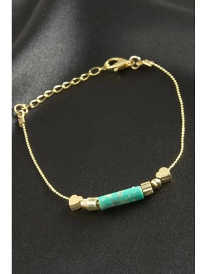 LTG Nova Turkuaz Taşlı Bileklik