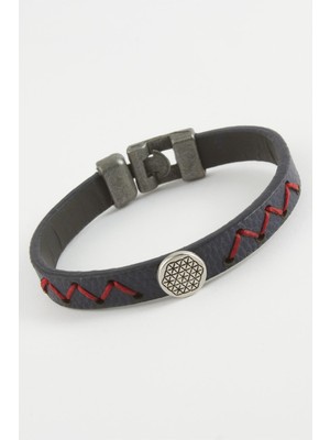 LTG Nova Zemin Desenli Kaliteli Suni Deri Bileklik