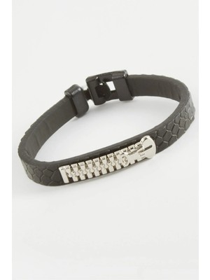 LTG Nova Fermuar Kaliteli Suni Deri Bileklik