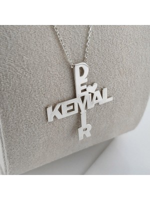 PremiumPort 925 Ayar Iki Isimli Gümüş Kolye, Zarif ve Şık Takı Seçeneği