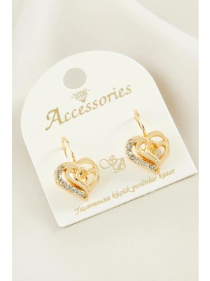 LTG Nova Taşlı Klipsi Küpe