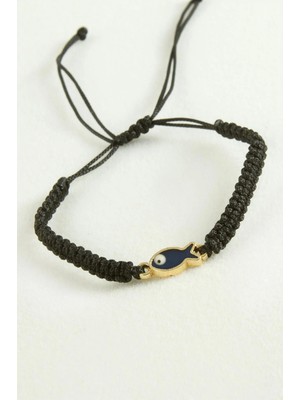 LTG Nova Balık Makrome Ip Bileklik