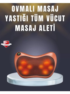 Marsilyan Çok Fonksiyonlu Boyun Bel Sırt Masaj Yastığı Araç Içi Uyumlu