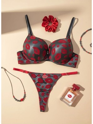 Doren Black Kiss Sütyen & Tanga Takımı