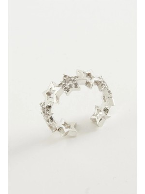 MidasTech Yıldız Zirkon Taşlı Yüzük Nemere