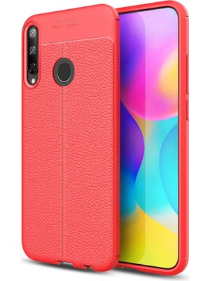 Mey Ithalat  Huawei P40 Lite E Kılıf Auto Focus Kapak - Kırmızı