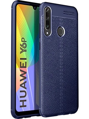 Mey Ithalat  Huawei Y6P Kılıf Auto Focus Kapak - Lacivert