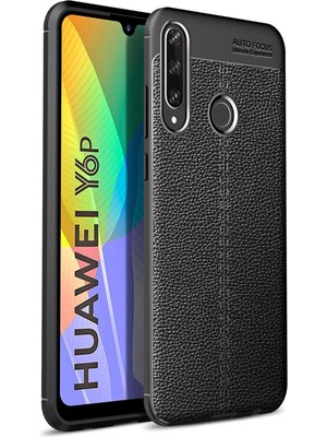 Mey Ithalat  Huawei Y6P Kılıf Auto Focus Kapak - Siyah