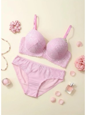 Doren Lacedream Pudra Dantel Sütyen & Külot Takımı
