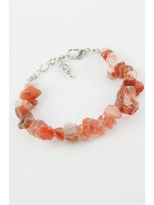 Marsilyan Akik Kırık Doğaltaşlı Bileklik