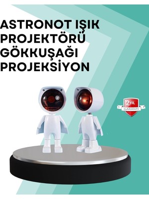 TeknoKapsül 360° Ayarlanabilir Başlıklı Astronot Gece Lambası