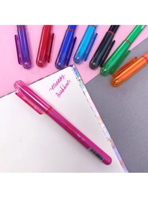 Rotring Jel 0.7 Tükenmez Kalem - Pembe Pembe Tek Ebat