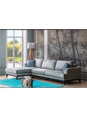 Vivense Nago Köşe Mini Koltuk, Gri, Sol Köşe