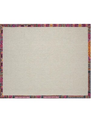 Vivense Bordürlü Hasır Dokulu Sisal Makine Halısı, Krem, 200X290