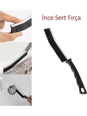 TE Dükkan Derz Arası  Banyo Mutfak Dar Alan Ince Temizlik Fırçası