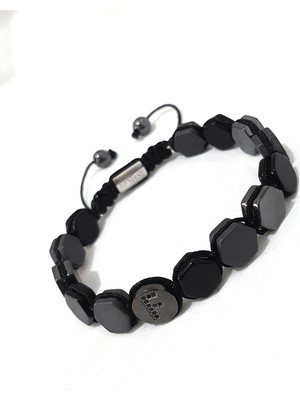 PremiumPort El Işçiliği Doğal Taş Gümüş Bileklik, Zarif ve Şık Tasarım