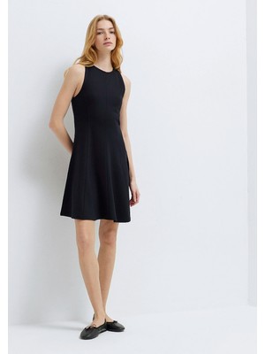 Mavi Siyah Mini Elbise 1310901-900