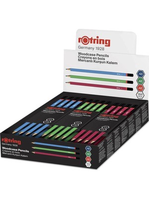 Rotring Kurşun Kalem Mercanlı 144 Lü Paket Set Mavi Tek Ebat