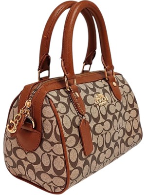 Valens Deri Logo Baskı El Çantası