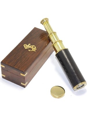 Senson Ahşap Kutulu Pirinç Dürbün 2005B