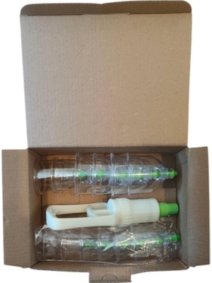 Senson 12 Li Hacamat Kupa Seti. 1 2 Parmak Pompa Hediye