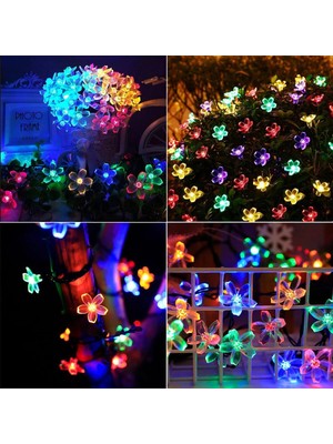 Senson Solar 5m 50 LED Papatya Rgb 8 Fonksiyonlu
