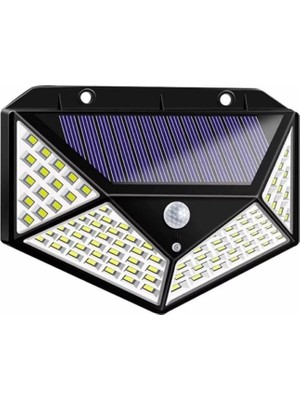 Senson Solar Hareket Sensörlü Duvar Lambası 100 LED MZ-303