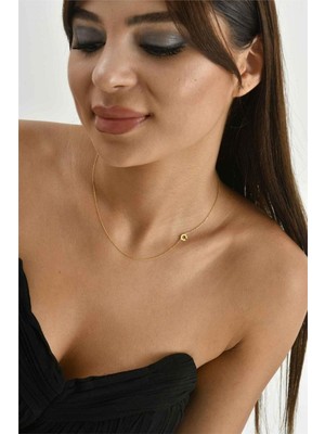 PremiumPort 925 Ayar Gümüş C Harfi Bayan Kolye, Zarif ve Şık Takı Seçeneği