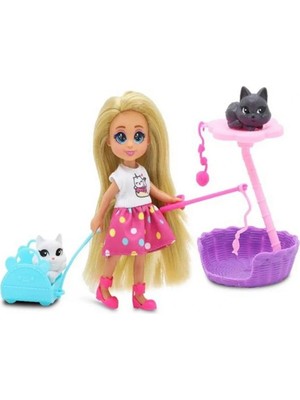 Mercansa Dreameez Mini Bebek ve Kedi Seti