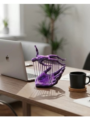 MidasTech El Insan Figür 3D Dekoratif Obje Modern Tasarım ve Estetik Görünüm Midiastech