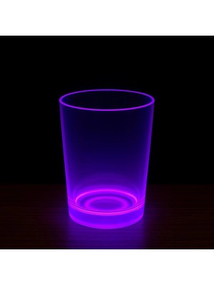 Senson Partyglow Neon Mor Bardak 8.5 x 10.5 cm