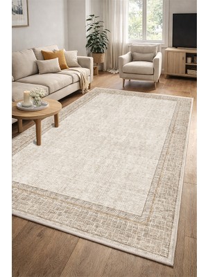 Lioara Home Modern Desen Dijital Baskılı Halı – Kaymaz Taban, Leke Tutmaz, Salon & Oturma Odası Için