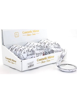 Senson Taşlı Istanbul Tasarımı El Aynası Kalın ALK2494