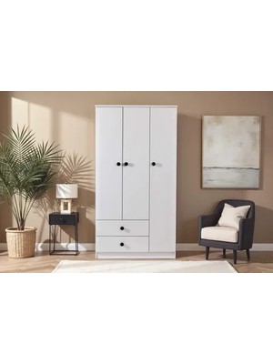 Vivense King Gardırop, 3 Kapaklı