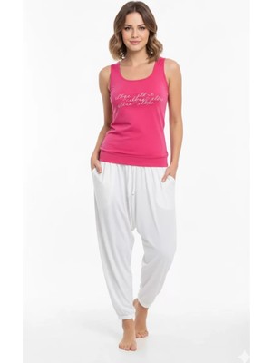 bebekokusu Bayan Yazlık Poly Şalvarlı Pijama 21519