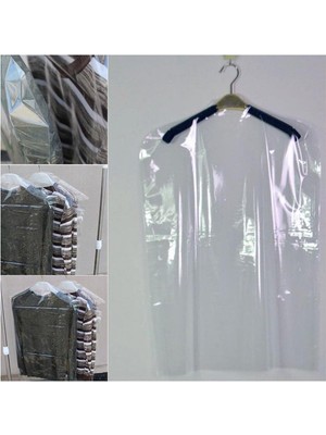 Tify Şeffaf Elbise Koruma Kılıfı -60*120 -5 Adet, Ceket, Kazak, Tshirt Naylon Poşeti