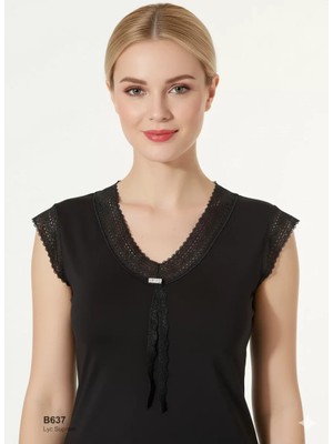 bebekokusu Şahinler Dantelli Taşlı Yarım Kol Atlet B637