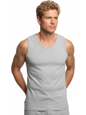 bebekokusu Şahinler Sıfır Kollu V Yaka Ribana Atlet E032