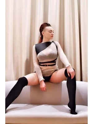 bebekokusu Sık Deri Seksi Göğüs Harness - BRF903