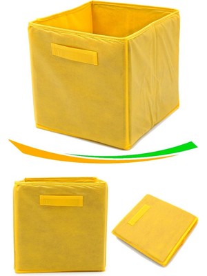 Alvera Çok Amaçlı Dolap Içi Düzenleyici Kutu - Sarı