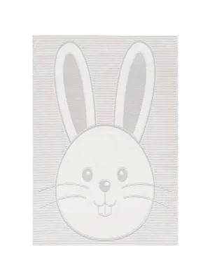 Vivense Kids Yumuşak Dokulu Çocuk Odası Halısı, Gri, 140X200