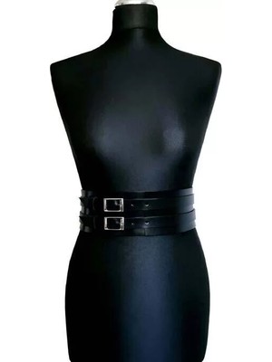 bebekokusu Seksi Deri Bel Kemer Harness - BRF907