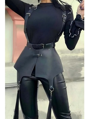 bebekokusu Püsküllü Deri Kemer, Püsküllü Deri Korse - BRF787