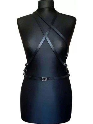 bebekokusu Fantazi Şık Deri Göğüs Harness - BRF919